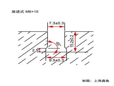 石材背栓、瓷板背栓開孔尺寸圖